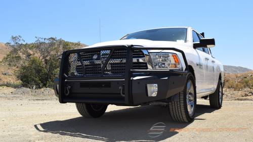 Steelcraft - Steelcraft Elevation Aluminum Front Bumper for Ram (2013-23) 1500 (Fine Textured Black, Excl. Warlock and Rebel)