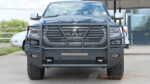 Steelcraft - Steelcraft Elevation Aluminum Front Bumper for Ram (2019-24) 1500 (Fine Textured Black, Excl. : Classic, Rebel/TRX, Eco-Diesel)