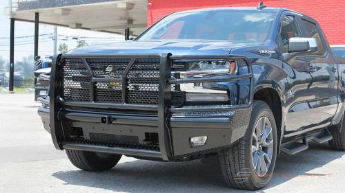Steelcraft - Steelcraft HD Front Bumper Replacement for Chevy (2019-21) Silverado 1500 (Black, With Receiver)