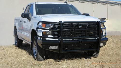 Steelcraft - Steelcraft HD Front Bumper Replacement for Chevy (2022-26) Silverado 1500 (Black, With Receiver)