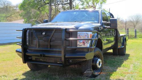 Steelcraft - Steelcraft HD Front Bumper Replacement for Ford (2011-16) F-250/350/450/550 (Black, With Receiver)