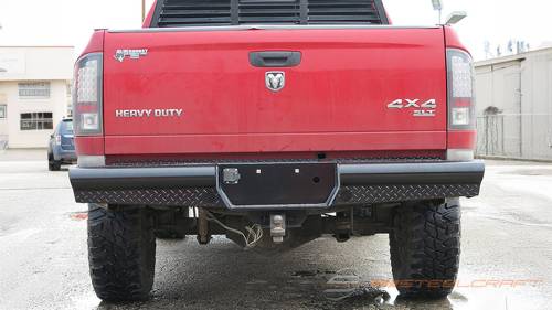 Steelcraft - Steelcraft HD Rear Bumper Replacement for Dodge/Ram (2003-09) 2500/3500 (Black)