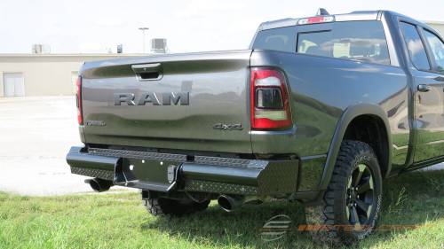 Steelcraft - Steelcraft HD Rear Bumper Replacement for Ram (2019-24) 1500 (Black)