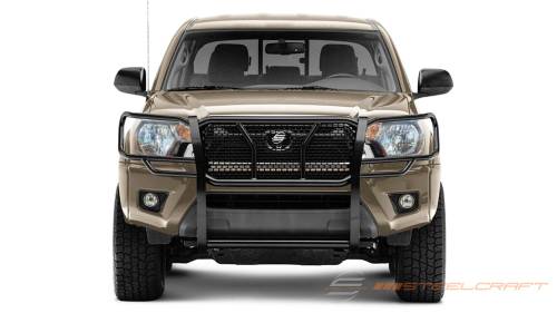 Steelcraft - Steelcraft HD Grille Guard for Toyota (2005-15) Tacoma (Black)