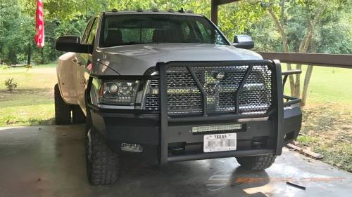 Steelcraft - Steelcraft Elevation Front Bumper for Dodge/Ram (2010-18) 2500/3500 Mega Cab (Fine Textured Black)