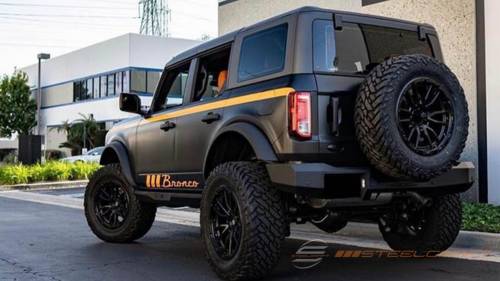 Steelcraft - Steelcraft Fortis Rear Bumper for Ford (2021-25) Bronco (Textured Black)