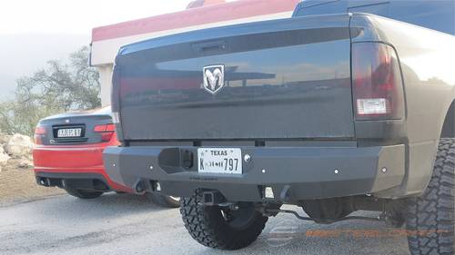 Steelcraft - Steelcraft Fortis Rear Bumper for Dodge/Ram (2009-23) 1500 & (10-24) 2500/3500 (Textured Black)