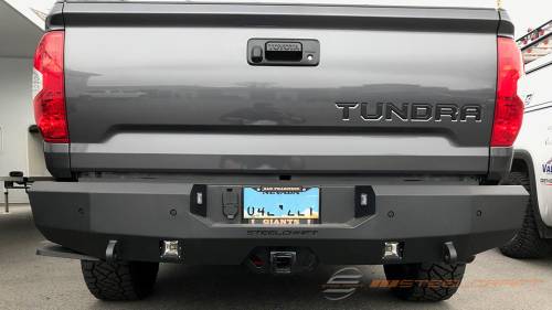 Steelcraft - Steelcraft Fortis Rear Bumper for Toyota (2014-21) Tundra (Textured Black)