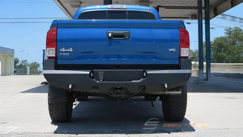 Steelcraft - Steelcraft Fortis Rear Bumper for Toyota (2016-23) Tacoma (Textured Black)