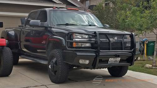 Steelcraft - Steelcraft HD Front Bumper Replacement for Chevy (2003-06) Silverado 2500/3500 (Black, With Receiver)