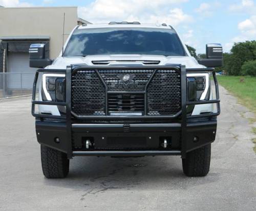 Steelcraft - Steelcraft HD Front Bumper Replacement for GMC (2024-25) Sierra 2500/3500 (Black, With Receiver)