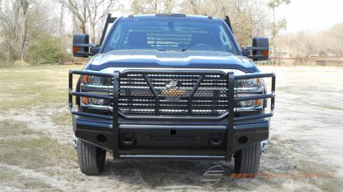 Steelcraft - Steelcraft HD Front Bumper Replacement for Chevy (2015-19) Silverado 2500/3500 (Black, With Receiver)