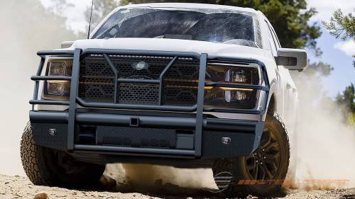 Steelcraft - Steelcraft HD Front Bumper Replacement for Ford (2024-25) F-150 (Black, With Receiver)