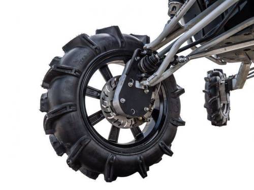 SuperATV - SuperATV 8" Portal Gear Lift for Polaris (2014) RZR XP 1000 (Single Idler, Billet Housing, 45% Gear Reduction, Standard, Use Existing Frame Stiffener)