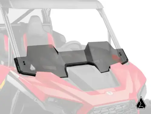 SuperATV - SuperATV Assault Industries Half Windshield for Polaris (2024+) RZR XP