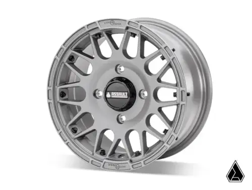 SuperATV - SuperATV Assault Industries Hellfire Wheels w/ Innerlock Technology for Polaris (2022-26) RZR Pro R / RZR Turbo R, 5/4.5 Bolt Pattern, 7" Wheel Width (Satin Black)
