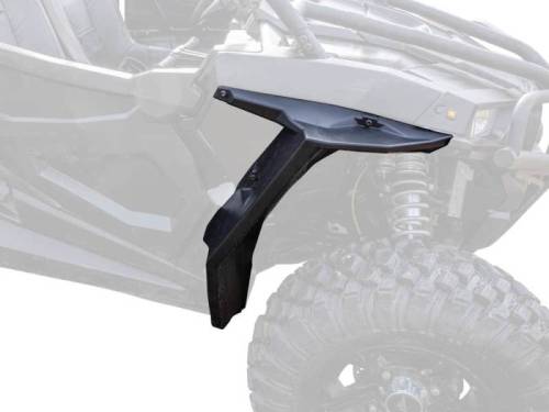 SuperATV - SuperATV Fender Flares for Polaris (2021-26) RZR Trail S 1000 (Front Only)
