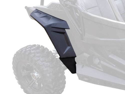SuperATV - SuperATV Fender Flares for Polaris (2021-26) RZR Trail S 1000 (Rear Only)