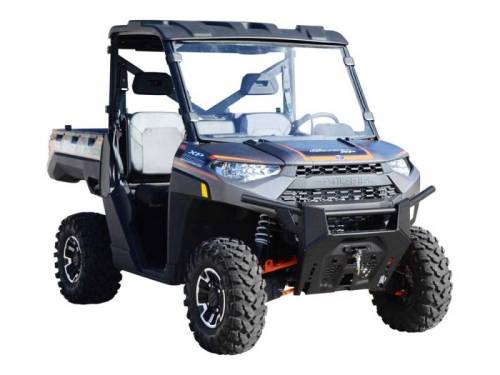 SuperATV - SuperATV Full Windshield for Polaris (2020-26) Ranger 1000 (Scratch Resistant Polycarbonate -Clear)