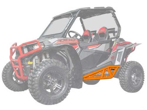 SuperATV - SuperATV Heavy Duty Tube Rock Sliders for Polaris (2014-23) RZR XP 1000 (Orange)