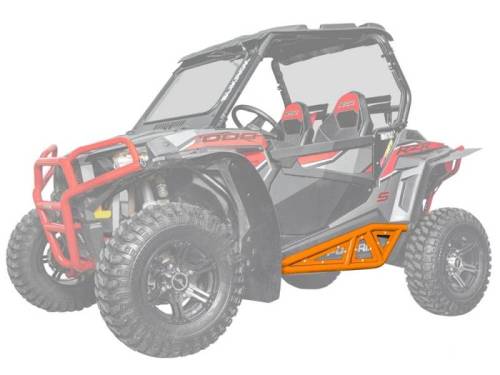 SuperATV - SuperATV Heavy Duty Tube Rock Sliders for Polaris (2015-20) RZR 900 (Orange)