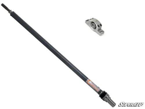 SuperATV - SuperATV Heavy-Duty Prop Shaft—Rhino Driveline for Polaris (2020-26) General XP 1000 (2 Seat, Rear, w/ Cast Carrier Bearing)