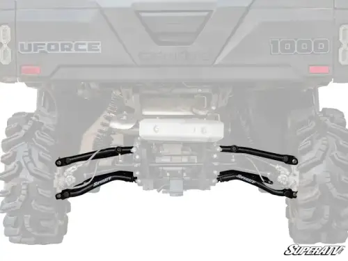 SuperATV - SuperATV High-Clearance 1.5" Rear Offset A-Arms for CFMOTO (2022-26(Built after March 2022)) UForce 1000