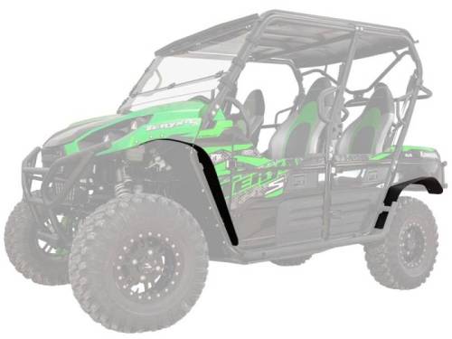 SuperATV - SuperATV Low Profile Fender Flares for Kawasaki (2012-26) Teryx 4