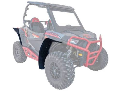 SuperATV - SuperATV Low Profile Fender Flares for Polaris (2016-26) RZR S 1000