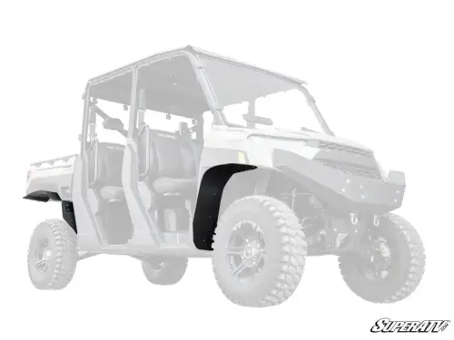 SuperATV - SuperATV Low-Profile Fender Flares for Polaris (2017-26) Ranger XP 1000