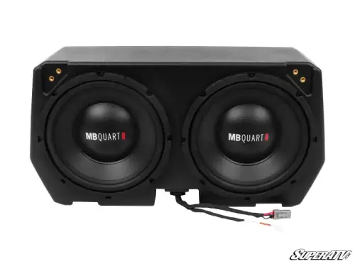 SuperATV - SuperATV MB Quart Tuned Subwoofer Kit for Can-Am (2016-26) Defender (400-Watt)