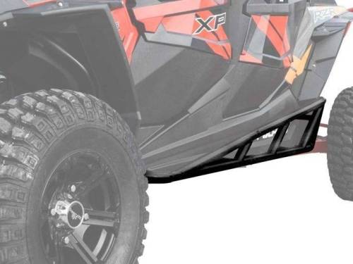 SuperATV - SuperATV Nerf Bars for Polaris (2014-23) RZR XP 4 1000 (4 Seater, Black)