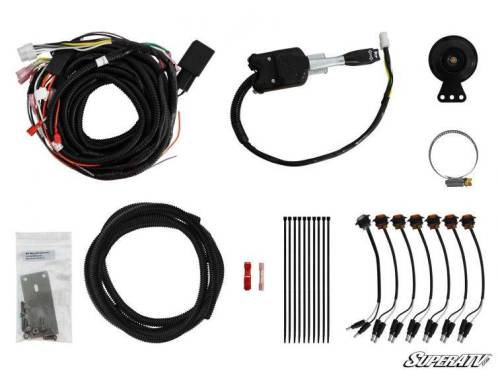 SuperATV - SuperATV Plug & Play Turn Signal Kit for Polaris (2017) Ranger XP 1000 (Standard Cab, Steering Column and Attached Horn)