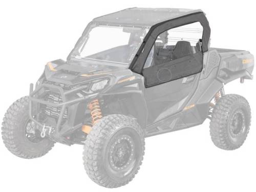 SuperATV - SuperATV Primal Soft Cab Enclosure Upper Doors for Can-Am (2021-26) Commander (2 Seat, w/out Rear Windshield)