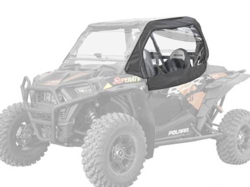 SuperATV - SuperATV Primal Soft Cab Enclosure Upper Doors for Polaris (2014-23) RZR XP 1000 (No Rear Windshield)