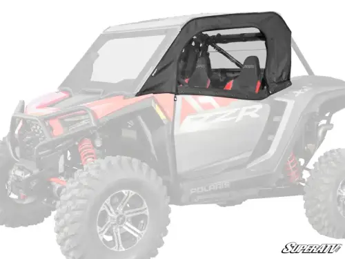 SuperATV - SuperATV Primal Soft Cab Enclosure Upper Doors for Polaris (2024-26) RZR XP (no rear windshield)