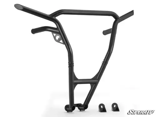 SuperATV - SuperATV Rear Bumper w/ Receiver Hitch Polaris (2024-26) RZR XP (Black)
