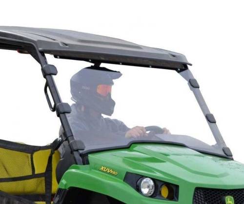 SuperATV - SuperATV Scratch - Resistant Full Windshield for John Deere (2012-26) Gator XUV