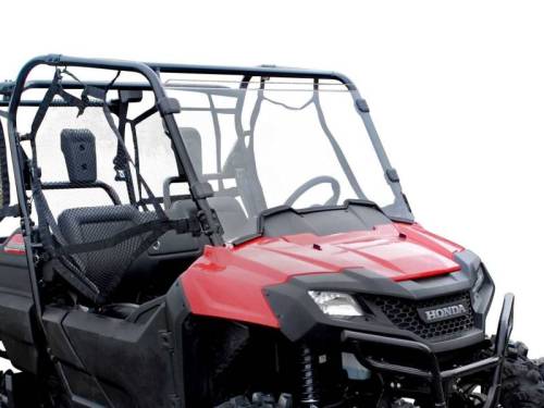 SuperATV - SuperATV Scratch Resistant Full Windshield for Honda (2014-26) Pioneer 700