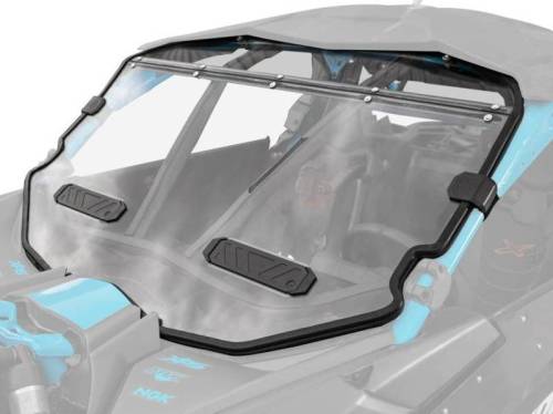 SuperATV - SuperATV Vented Full Windshield for Can-Am (2017-26) Maverick X3 (Machines w/ Intrusion Bar)