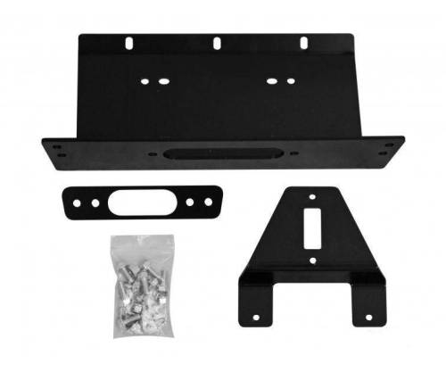 SuperATV - SuperATV Winch Mounting Plate for Polaris (2009-14) Ranger XP 500/ 800 (No Winch)