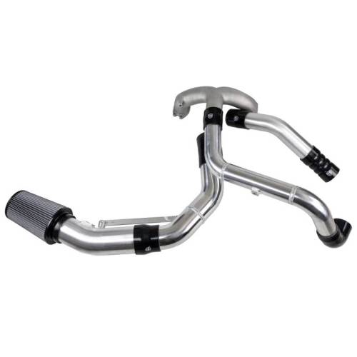 H&S Motorsports - H&S Motorsports Scorpion Piping Kit for Ford (2011-16) 6.7L Power Stroke (w/ Air Intake & 2015 Oil Feed Line, Powder Coated)