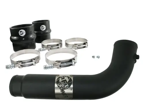 aFe - aFe Power BladeRunner 3-1/2" Aluminum Cold Charge Pipe for Dodge (2007.5-09) L6-6.7L [td] Cummins (Black)