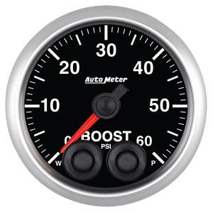 Autometer - Auto Meter Competition Series, Boost/Vacuum Pressure 30" HG/30psi w/ Warning