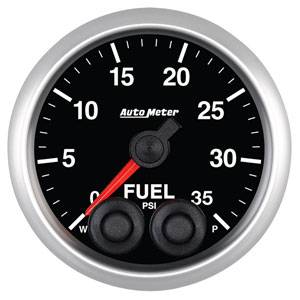 Autometer - Auto Meter Competition Series, Fuel Pressure 35psi w/ Warning