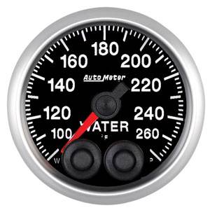 Autometer - Auto Meter Competition Series, Water Temperature 100*-260*F w/ Warning