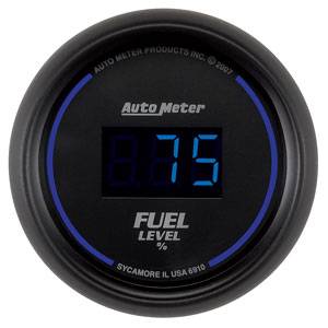 Autometer - Auto Meter Colbalt Digital Series, Fuel Level Programmable
