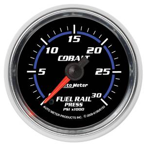 Autometer - Auto Meter Cobalt Series, Diesel Fuel Rail Pressure (Full Sweep Electric) 6.7L Cummins