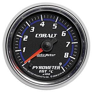 Autometer - Auto Meter Cobalt Series, Pyrometer 0*-900*C (Full Sweep Electric)
