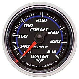 Autometer - Auto Meter Cobalt Series, Water Temperature 120*-240*F (Mechanical)